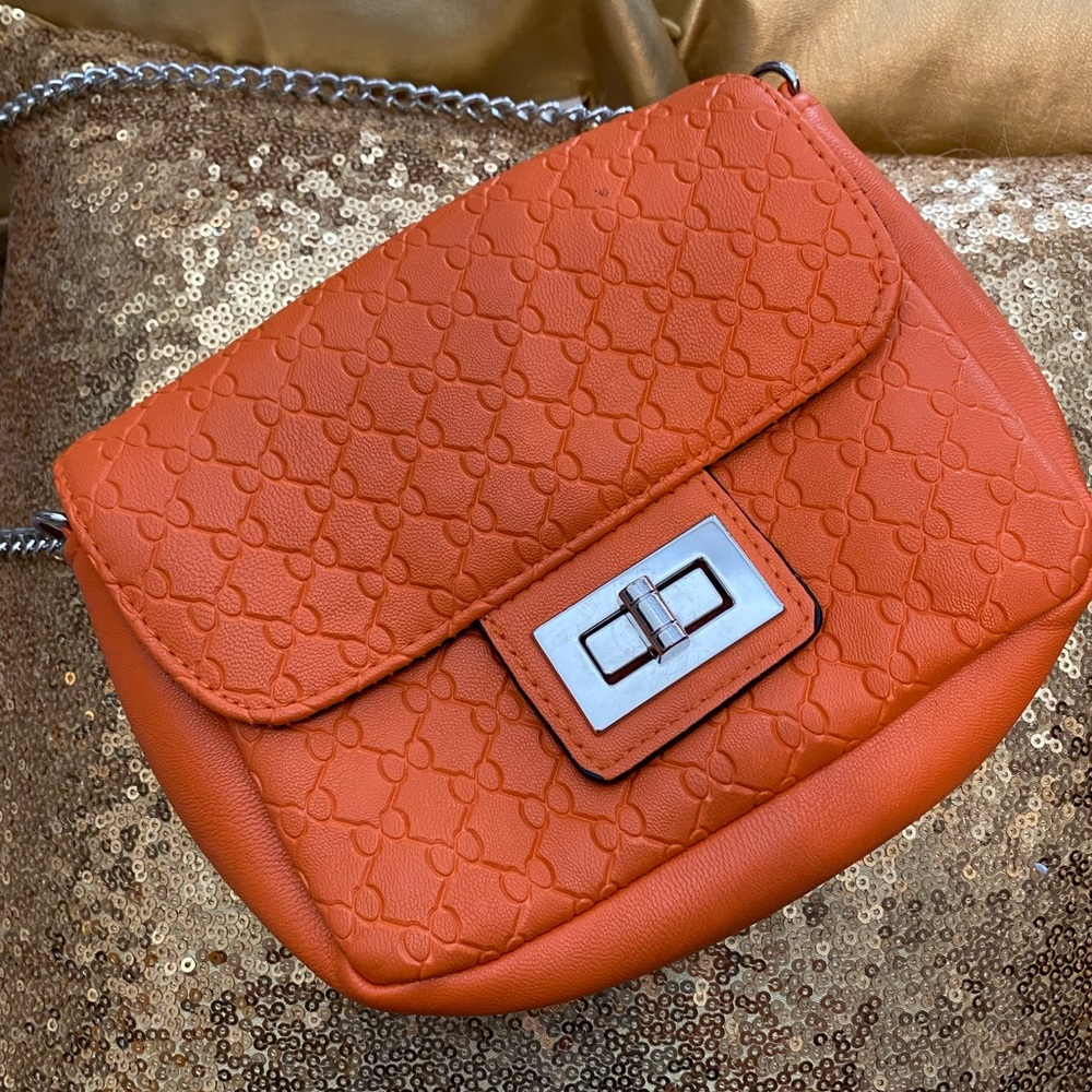 Small orange purse